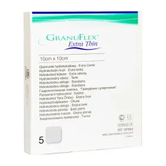 Granuflex, Extra Thin obloga 10 x 10 cm, 5 oblog