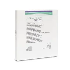 Granuflex, Extra Thin obloga 15 x 15 cm, 5 oblog 