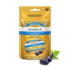 Grether's, pastile z okusom črnega ribeza brez sladkorja - vrečka, 110 g