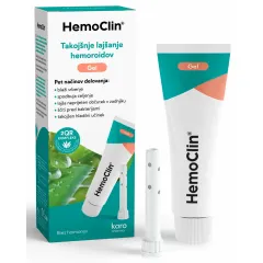 HemoClin, gel za hemoroide z aplikatorjem, 37 g