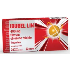 Ibubel Lin 400 mg filmsko obložene tablete, 20 tablet