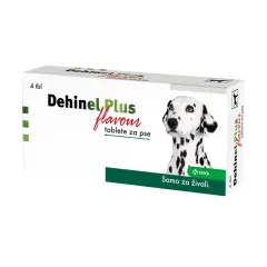 Dehinel Plus Flavour, tablete za pse, 4 tablete
