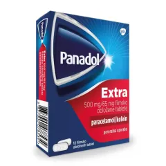 Panadol Extra 500 mg/65 mg filmsko obložene tablete, 12 tablet