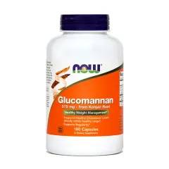 NOW, Glukomanan, 180 kapsul