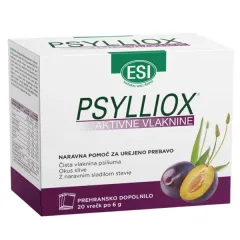 Psylliox, aktivne vlaknine v vrečki, 6g, 20 vrečk