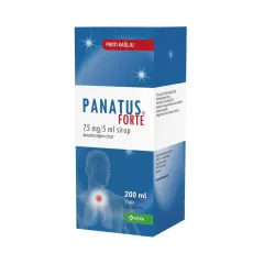Panatus forte 7,5 mg/5 ml sirup, 200 ml