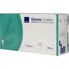 Abena, rokavice classic latex brez pudra, velikost S, 100 rokavic