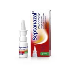 Septanazal za odrasle 1 mg/50 mg v 1 ml pršilo za nos, raztopina, 10 ml
