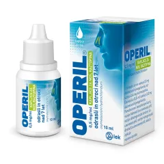 Operil 0,5 mg/ml kapljice za nos, raztopina, 10 ml