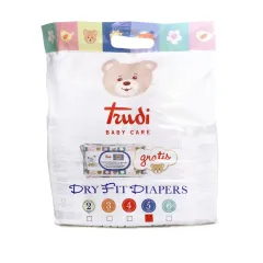 Trudi, Baby, Care paket plenic Dry Fit Junior 11 – 25 kg, 48 plenic + Darilo Trudi čistilni robčki