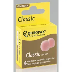 Ohropax, voščeni čepki za ušesa, 4 čepki