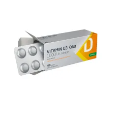 Vitamin D3 Krka 1000 i.e. tablete, 60 tablet