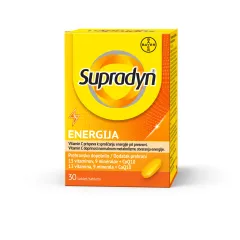 Supradyn Energija, filmsko obložene tablete, 30 tablet