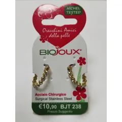 Biojoux, uhani Anin obroč zlat, BJT238