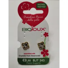 Biojoux, uhani Swarovski vojvodinja zlat, BJT243