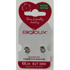 Biojoux, uhani Swarovski kristal, BJT3060