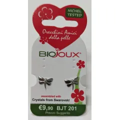 Biojoux, uhani Swarovski kačji pastir, BJT201