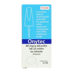 Onytec 80 mg/g zdravilni lak za nohte, 3,3 ml