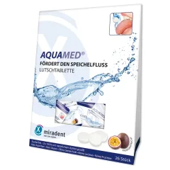 Miradent Aquamed, pastile z okusom pasijonke, 26 pastil