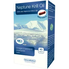 Neptunovo krilovo olje, 40 kapsul