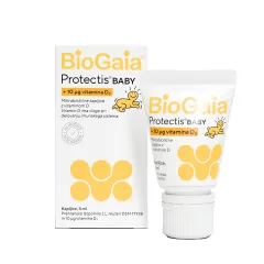 BioGaia, Protectis Baby probiotične kapljice z vitaminom D3, tuba 5 ml