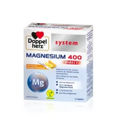Doppelherz System, Magnezij 400 direkt, 30 vrečk