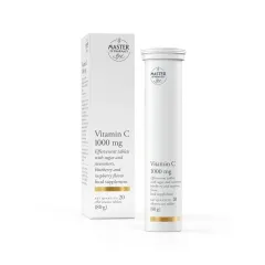 Master of Pharmacy, vitamin C 1.000 mg, 20 šumečih tablet s sladkorjem in sladilom