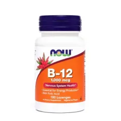 NOW, Vitamin B-12 1.000 mcg, 100 žvečljivih tablet