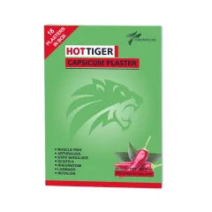 Tiger Capsicum, vroči obliž 10 x 15 cm, 16 obližev