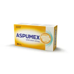 Aspumex, Simetikon 240 mg mehke kapsule, 30 kapsul
