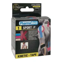 Pharmadoct, Sport kineziološki roza trak 5 cm x 5 m, 1 trak