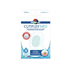 Masteraid, Cutiflex Med vodoodporen obliž 7x5cm, 5 obližev