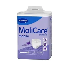 MoliCare, Premium Mobile inkontinenčne hlačke 8D, velikost medium, 14 hlačk