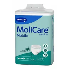 MoliCare, Premium Mobile inkontinenčne hlačke 5D, velikost large, 14 hlačk