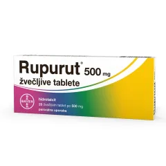 Rupurut 500 mg žvečljive tablete, 20 tablet