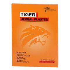 Tiger Herbal, vroči obliž 10 x 15 cm, 4 obliži