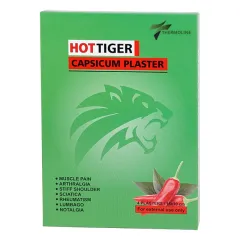 Tiger Capsicum, vroči obliž 10 x 15 cm, 4 obliži