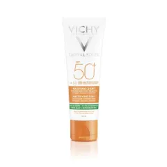 Vichy, Capital Soleil matirajoča krema 3 v 1 ZF50+, 50 ml