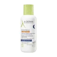 A-Derma, Exomega Control Emolientna obnavljajoča nočna krema, plastenka, 400 ml