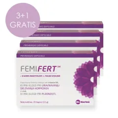 Femifert kapsule, 4 x 20 kapsul 