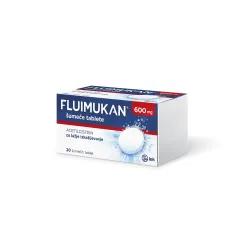 Fluimukan 600 mg šumeče tablete, 20 tablet