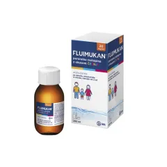 Fluimukan 20 mg/ml peroralna raztopina z okusom češnje, 200 ml