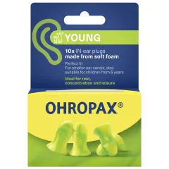 Ohropax, ušesni čepek Young, 10 čepkov