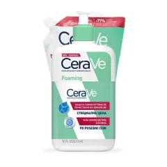 CeraVe, Peneči čistilni gel za normalno in mastno kožo plastenka s pumpico 473ml+refill 473ml