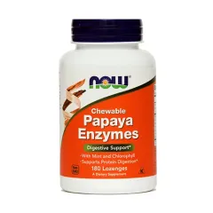 NOW, papaja, 180 tablet