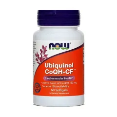 Now, Ubiquinol 50 mg, 60 kapsul