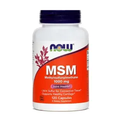 Now, MSM 1000 mg, 120 kapsul