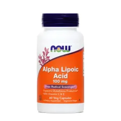 Now, Alfa lipoična kislina 100 mg, 60 kapsul