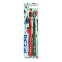 Curaprox, Zobna ščetka CS 5460 ultra soft, Christmas, 2 zobni ščetki