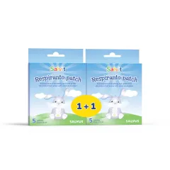 Salvit, Respiranto obliž 5x5cm, 1+1 gratis, 10 obližev